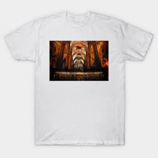 Barcelona Cathedral of Saint Eulalia Inside T-Shirt